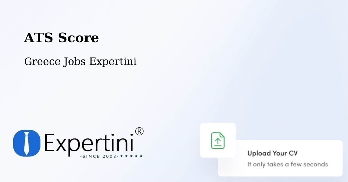 Resume ATS Score & Job Description Match Tool – Pýlos - Greece Jobs Expertini
